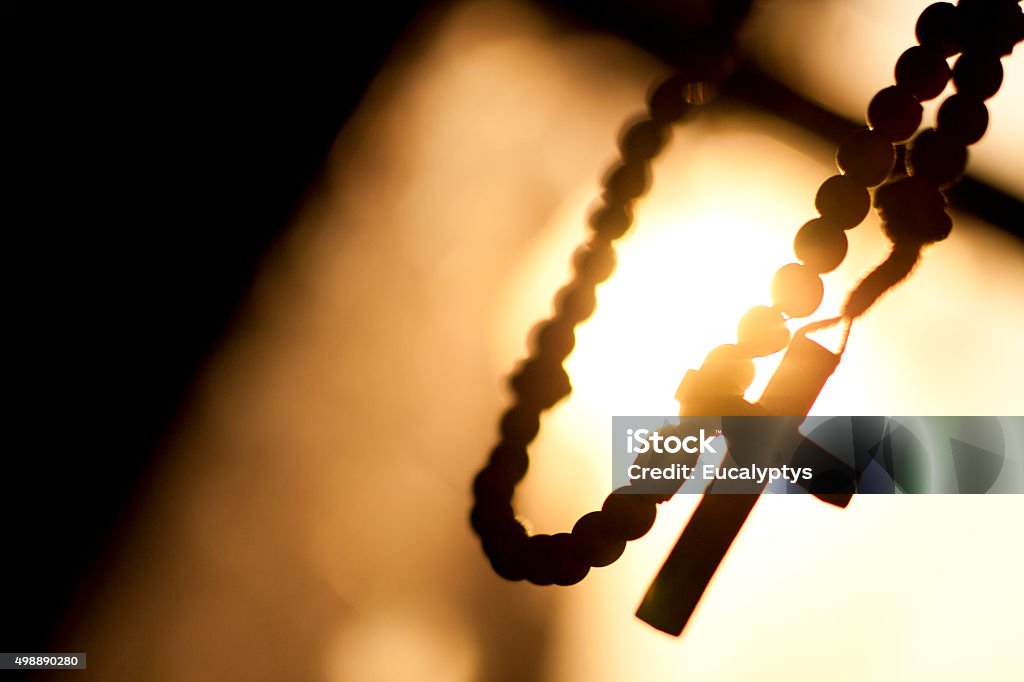 Rosary, Cross, Sun, Window, Background, Space To Text - 免版稅天主教圖庫照片