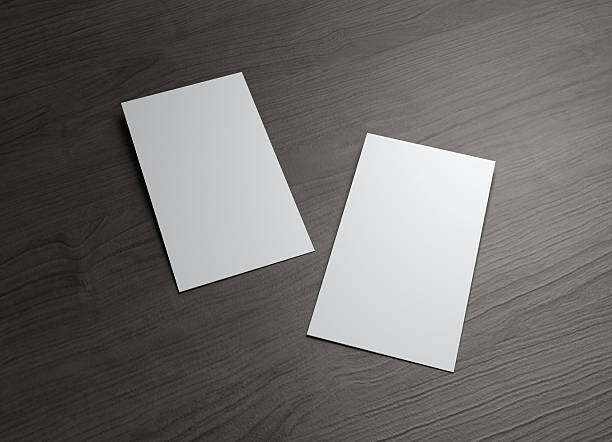 istock two styles business cards on wood table 498890576