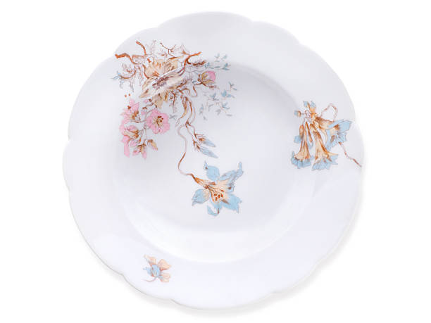 istock Ancient porcelain soup plate 498891552