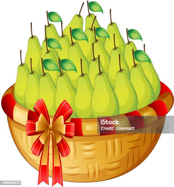 Basket Of Fruits Stock Illustration - Download Image Now - Agriculture, Avocado, Backgrounds