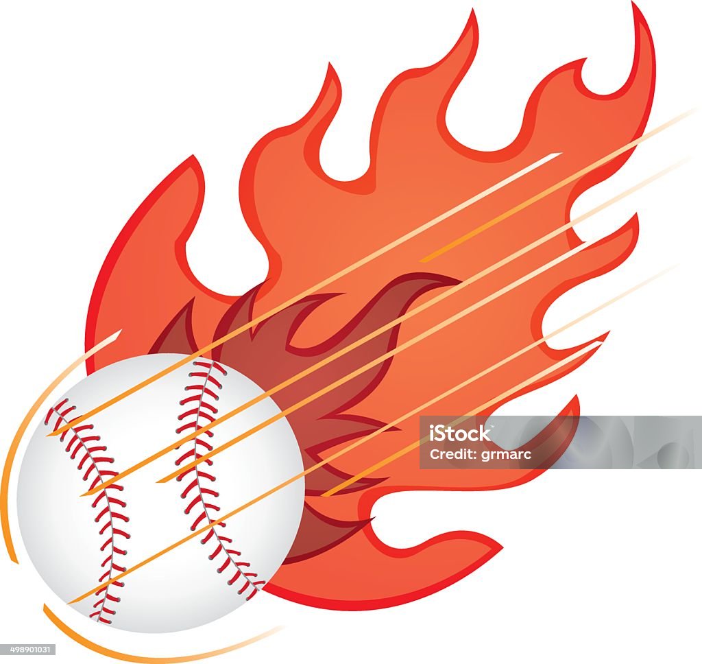 Baseball Vector Image Color Baseball Vector Stock Illustration - Download Image Now - Abstract ...