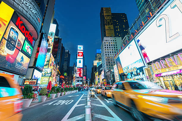 istock Yellow Cab Traffic at Times Square New York 498901205