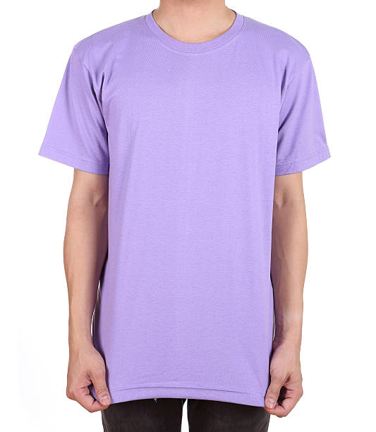 istock blank t-shirt on man 498901303