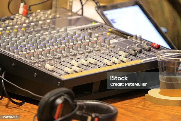 Sound Studio Stock Photo - Download Image Now - Amplifier, Arts Culture and Entertainment, Audio Equipment