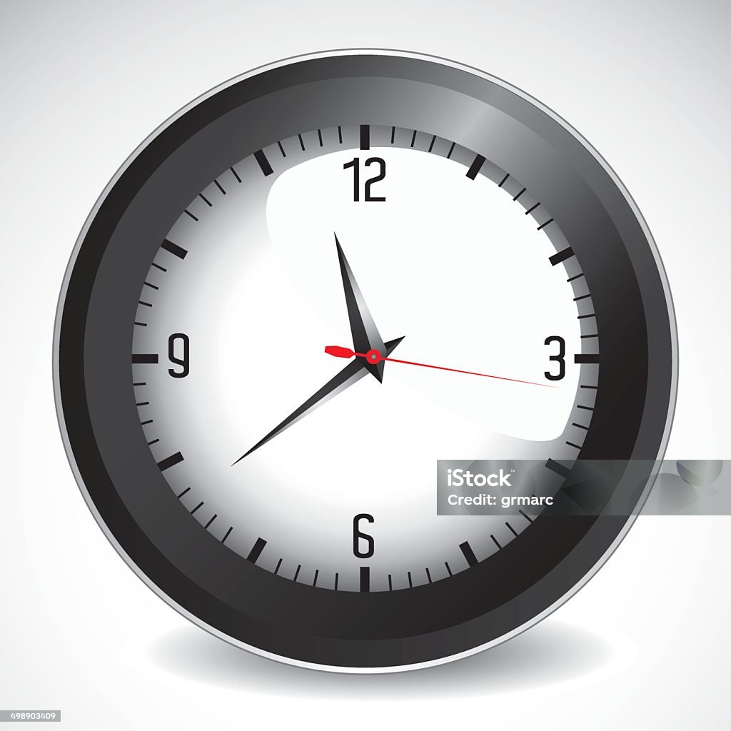 clock illustration clock illustration isolated on white background, vector illustration Alarm Clock stock vector