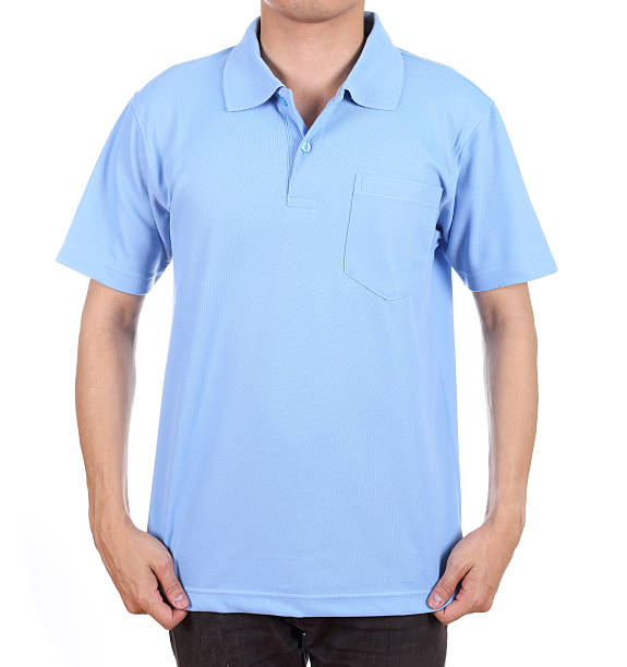 istock blank polo shirt on man 498904019
