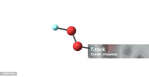 Dioxygen Difluoride Molekül Isoliert Auf Weiss Stockfoto und mehr