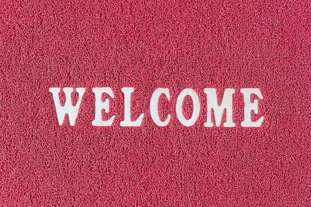 istock The new doormat of welcome text 498908746