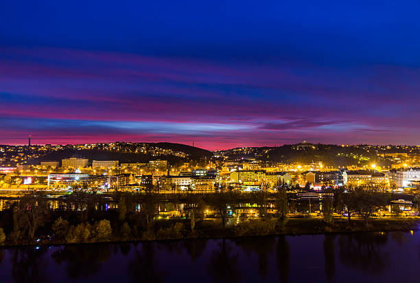 istock View to the night small district in big city Prague 498909082