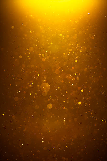 golden shiny bokeh background