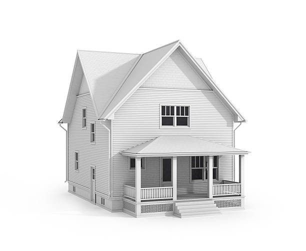 istock The house have no color. 498913150