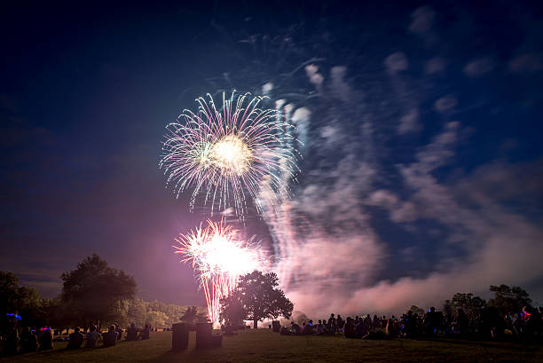 istock People looking at fireworks in honor of Independence Day 498917810