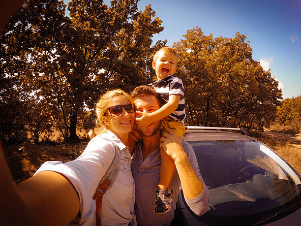 istock Family selfie in the nature 498919452