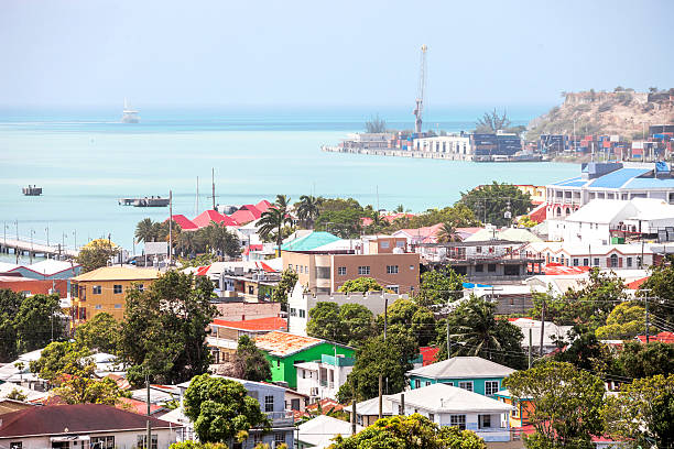 istock Caribbean town. St John's, Antigua & Barbuda. 498920442