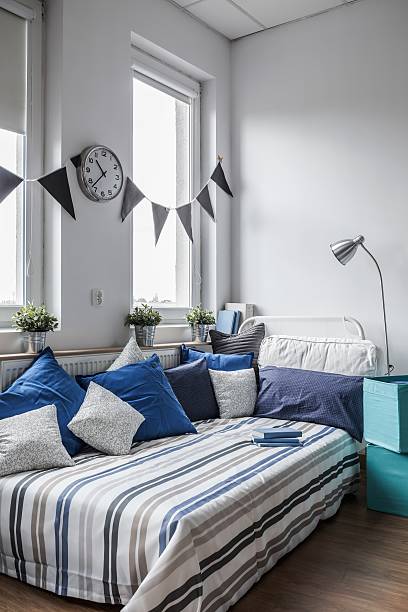 istock Sunny bedroom for children 498921834