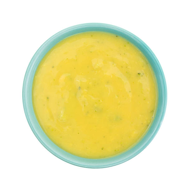 istock Cheese and broccoli soup in a small bowl 498921902