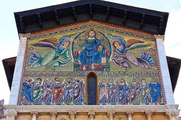 istock Lucca's Basilica of San Frediano, Upper Facade 498924691