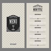 istock Restaurant Menu Design. Vector Illustration 498927427