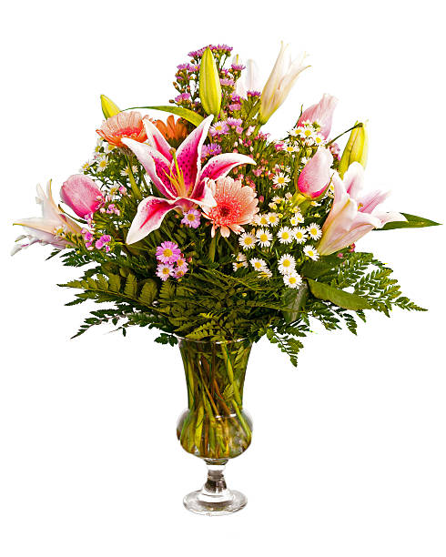 istock Colorful flower bouquet arrangement in vase 498927621