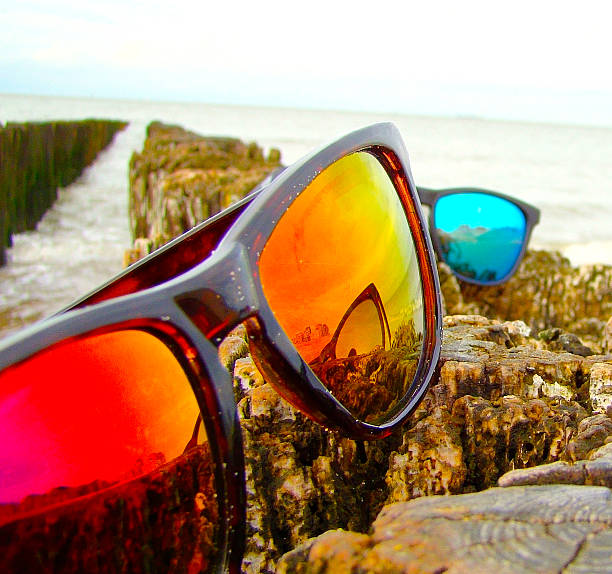 istock Funky colorful sunglasses at the beach 498928345