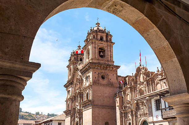 stadt cuzco in peru, südamerika - peru stock-fotos und bilder