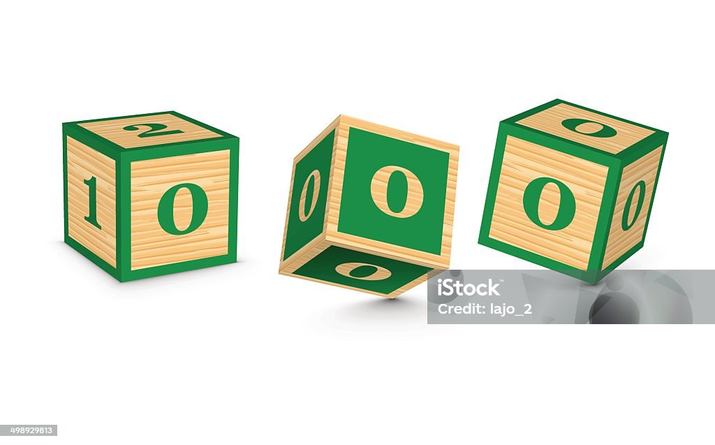 Simple Block Numbers 0 Vector Number 0 Wooden Alphabet Blocks Stock Illustration - Download ...