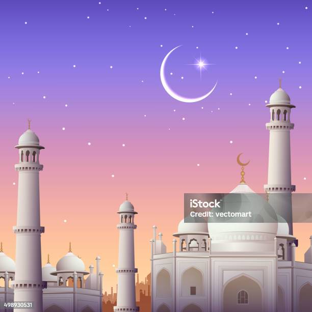 Eid Mubarak Background Stock Illustration - Download Image Now - Allah, Celebration, Cultures
