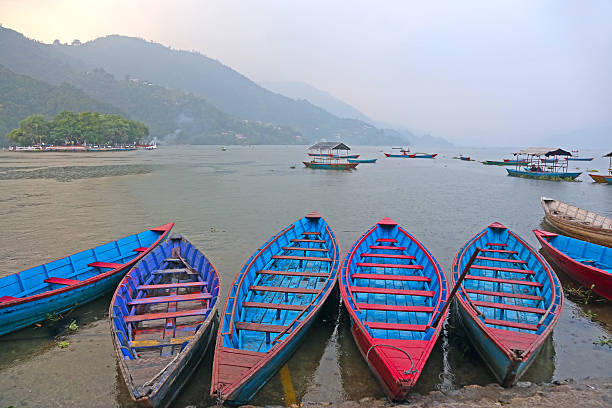 istock Boats on a lake in Asia 498931189