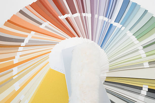 Color guide, palette of different colors