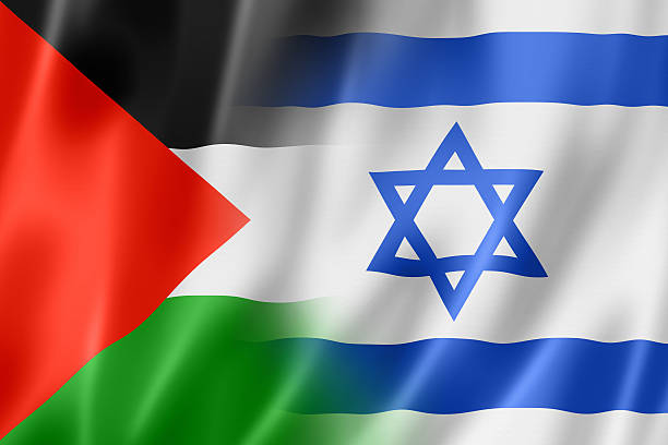 パレスチナとイスラエル国旗 - historical palestine ストックフォトと画像