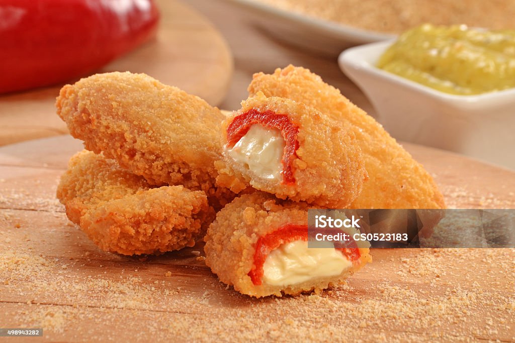 The jalapeno stick. Mexican-american jalapeno poppers sticks and ingredients. Stick - Plant Part Stock Photo