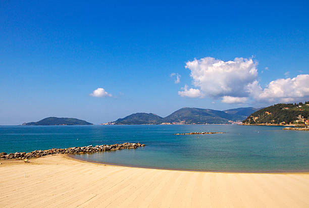Beach in the Lerici.