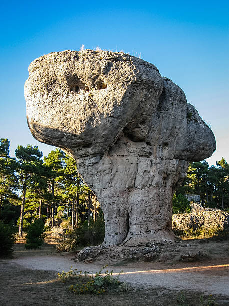 istock Unique rock formations in enchanted city of Cuenca, Castilla la 498944948
