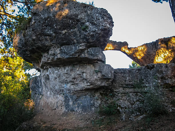 istock Unique rock formations in enchanted city of Cuenca, Castilla la 498945560
