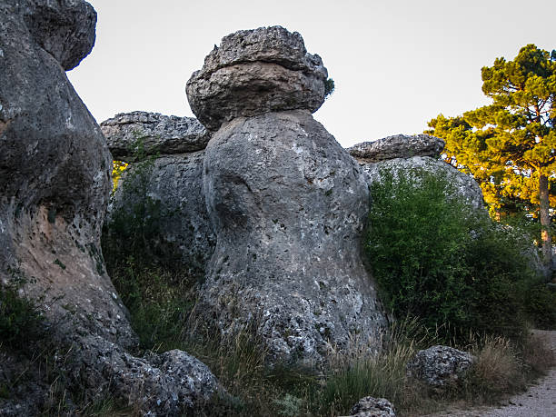 istock Unique rock formations in enchanted city of Cuenca, Castilla la 498945764