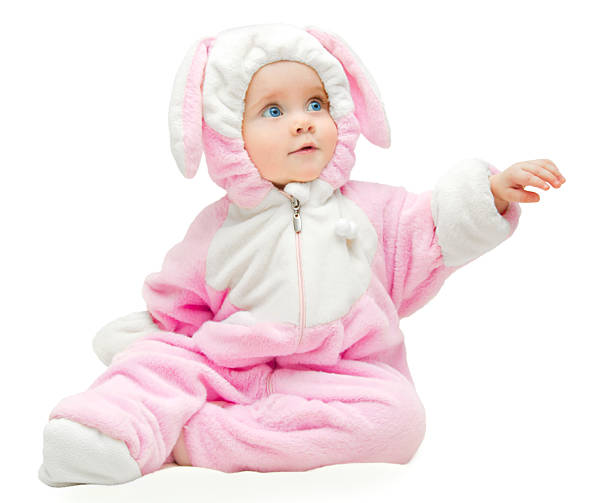 istock little girl in a pink bunny suit 498948414
