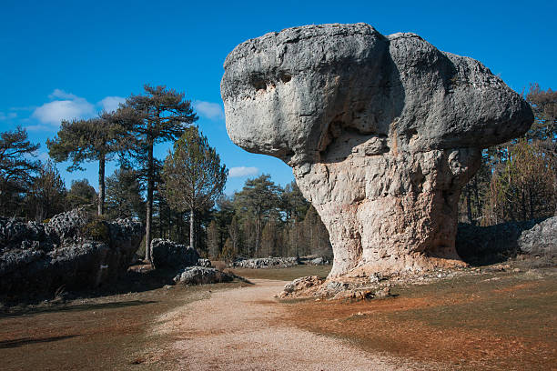 istock Unique rock formations in enchanted city of Cuenca, Castilla la 498948758