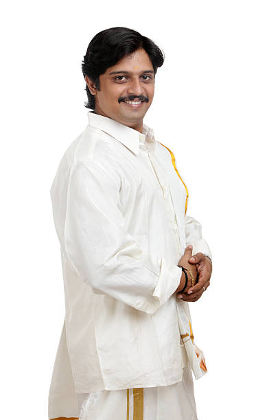 istock Happy Traditional Indian young man posing 498948860