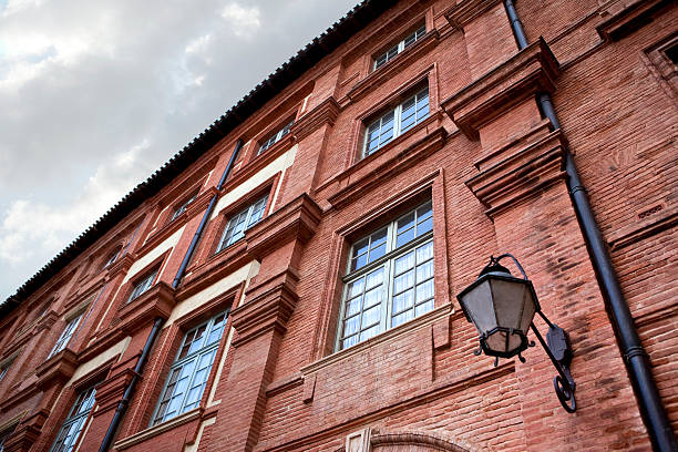 Brick house at the city of Toulouse, France