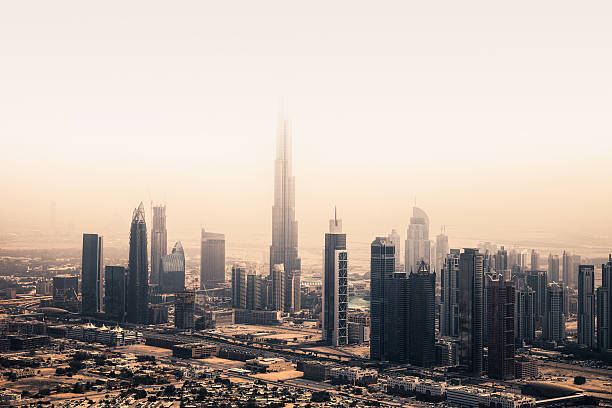 istock Dubai downtown skyscrapers and office buildings 498949534