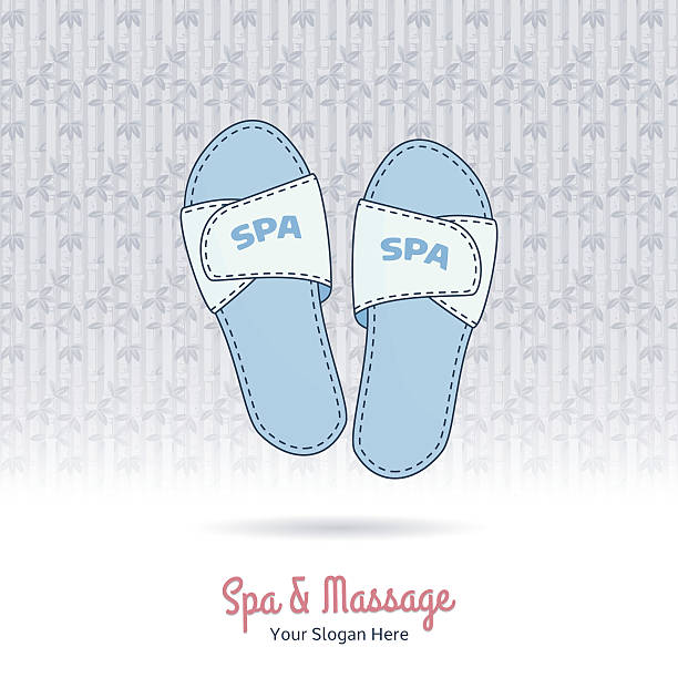 illustrazioni stock, clip art, cartoni animati e icone di tendenza di disegno a mano massaggio tailandese e spa elementi di design. - arrangement asia backgrounds balance