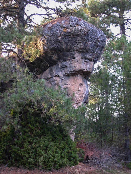 istock Unique rock formations in enchanted city of Cuenca, Castilla la 498950964