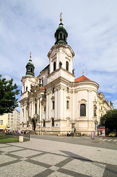 istock Church of St. Nicholas in Prague. 498951633