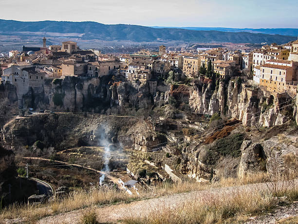 istock View to city Cuenca and strange rock formations 498952922