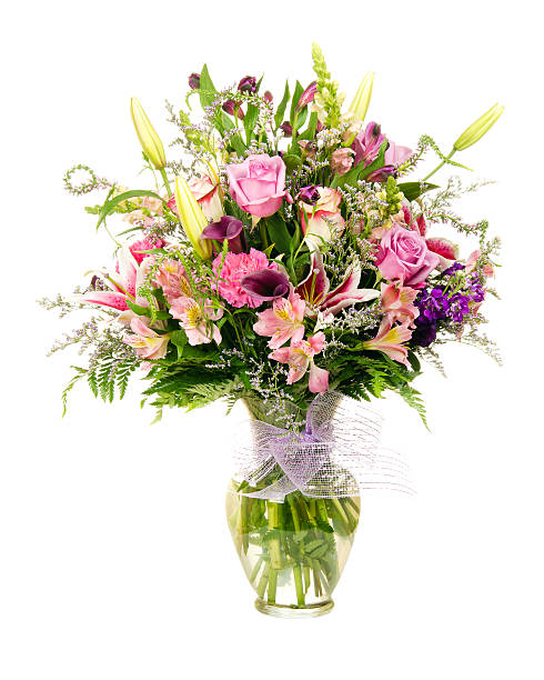 istock Colorful flower bouquet arrangement in vase 498953921