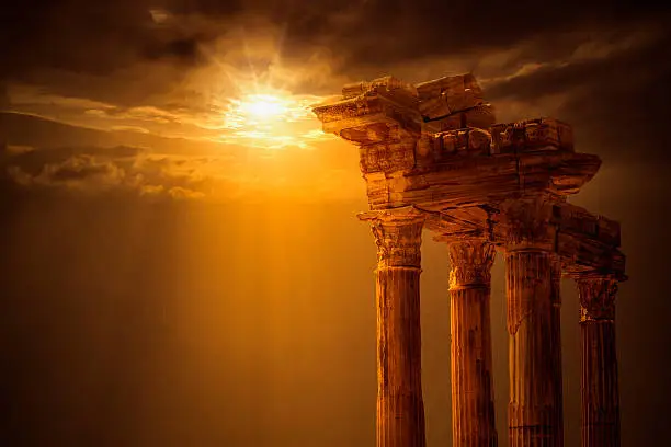Temple of Apollo on Sunset