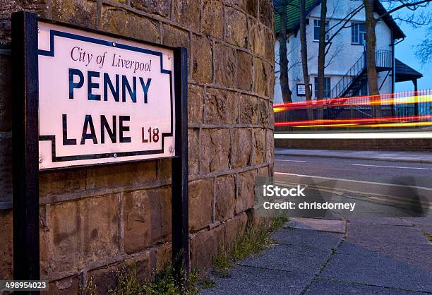 Penny Lane In Liverpool Stock Photo - Download Image Now - Liverpool - England, Penny Lane - Liverpool, 1960-1969