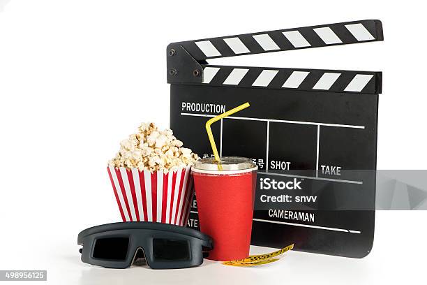 Cinema Objects Stock Photo - Download Image Now - 3-D Glasses, Art, Art And Craft