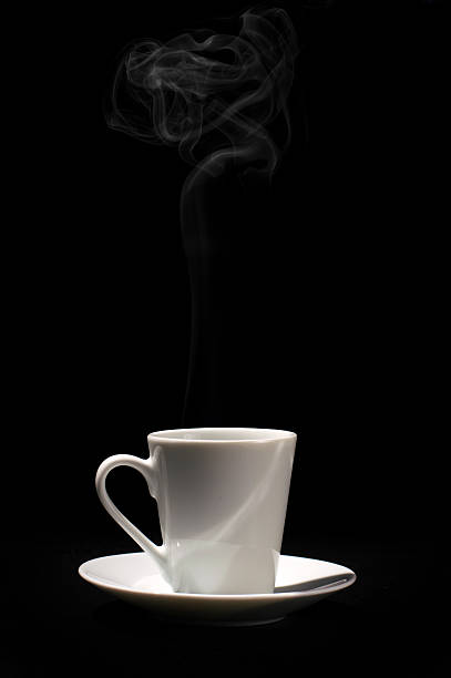 istock Espresso coffee cup with evaporations 498957183