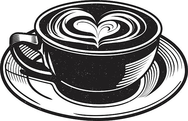ilustrações de stock, clip art, desenhos animados e ícones de chai café latte vector - hot chocolate cup chai heat